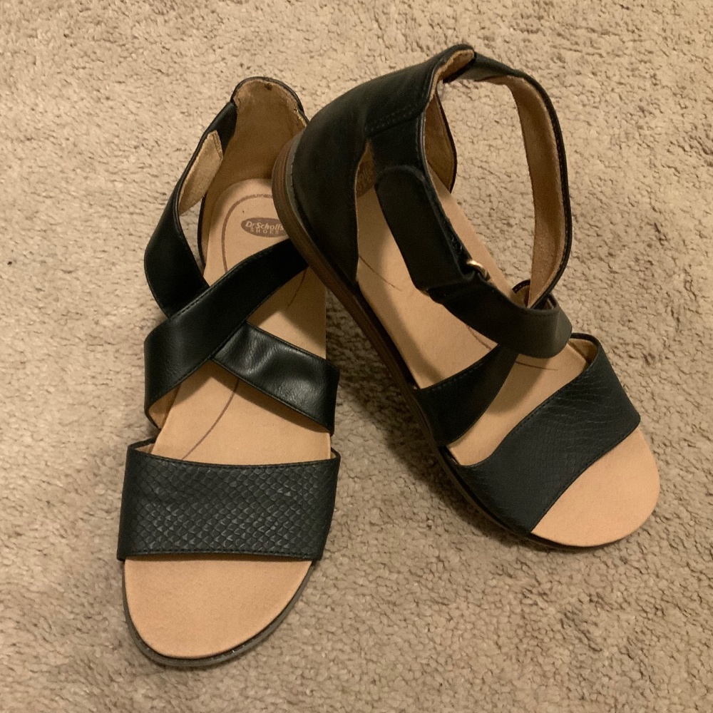 NEW Dr. Scholl’s Black Sandals